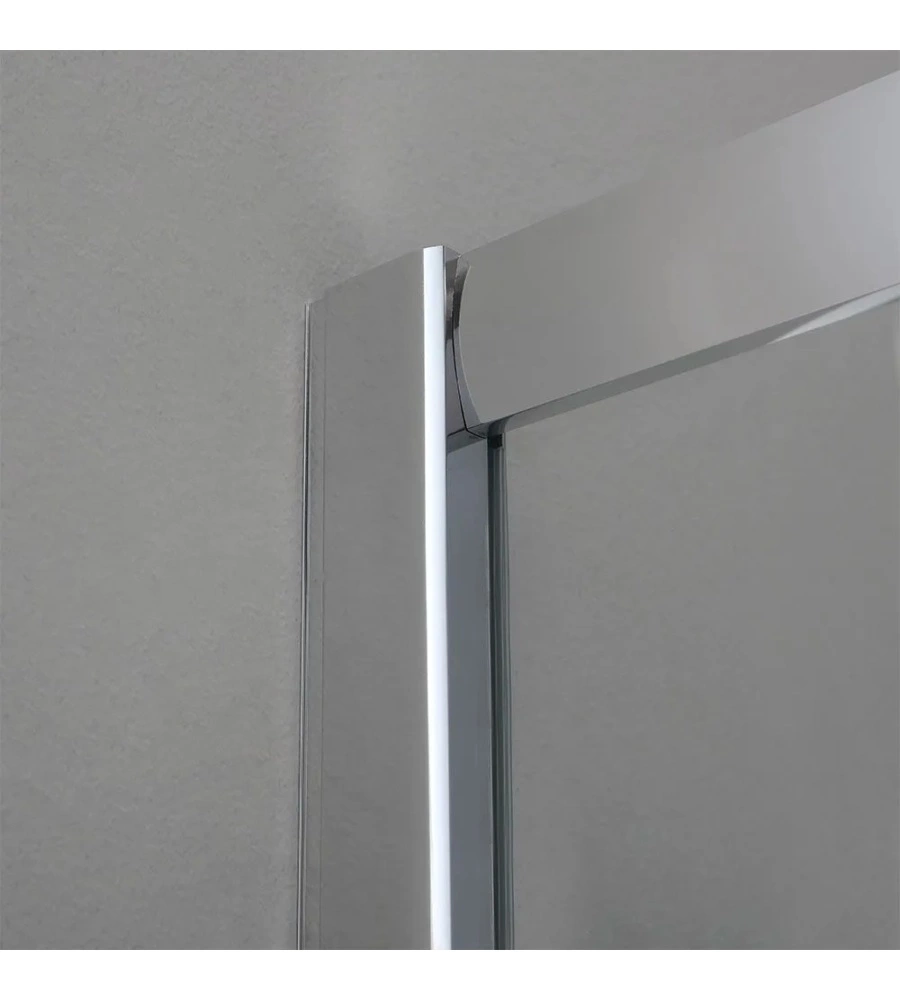 BOX DOCCIA "SOLE" CROMATO, 70X90X185 CM